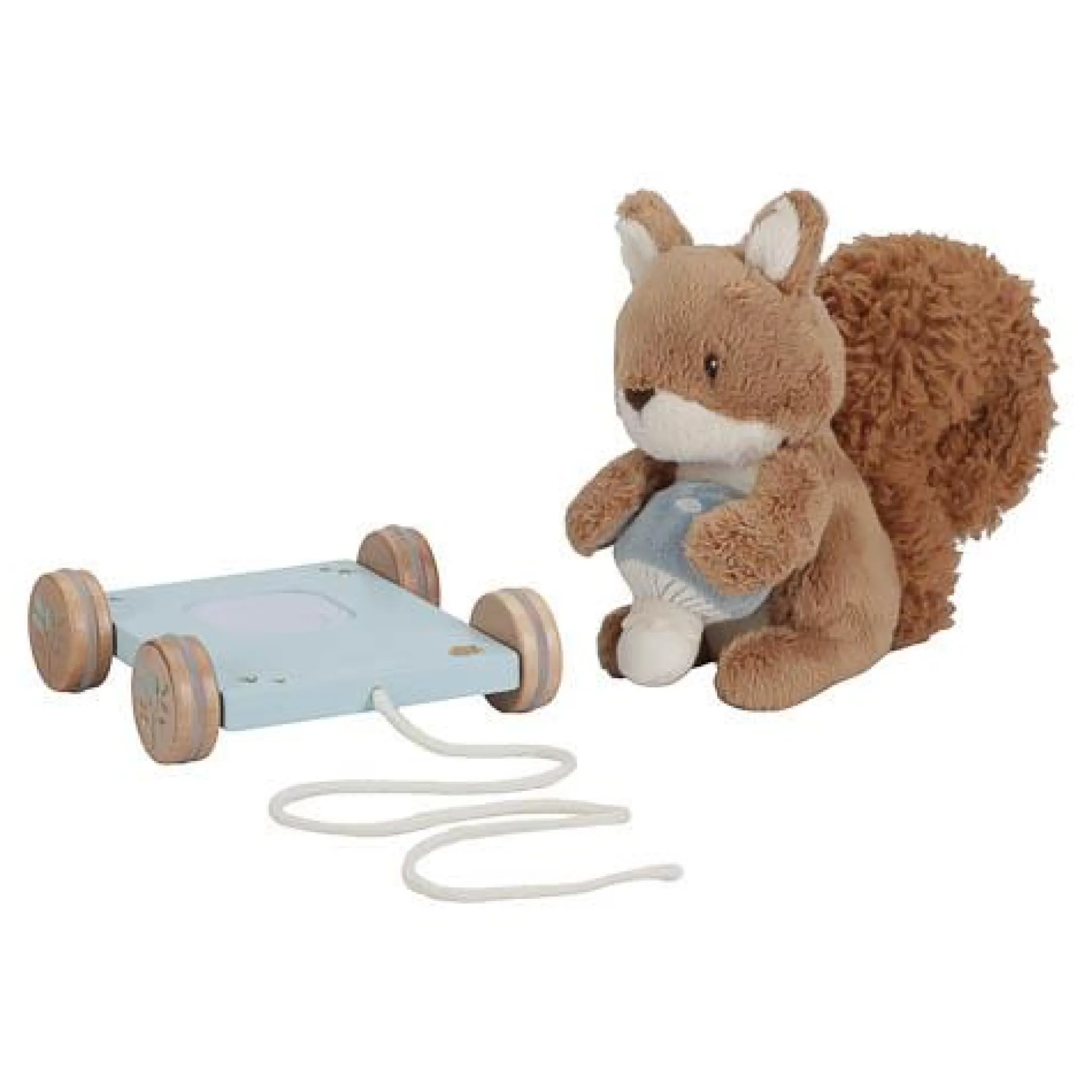 Little Dutch Pull Animal Squirrel - Blue - Forest Friends Sale
