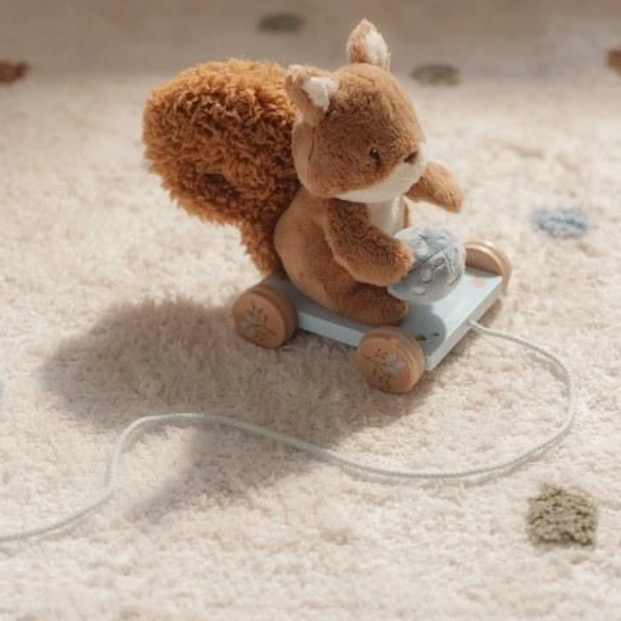 Little Dutch Pull Animal Squirrel - Blue - Forest Friends Sale