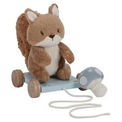 Little Dutch Pull Animal Squirrel - Blue - Forest Friends Sale