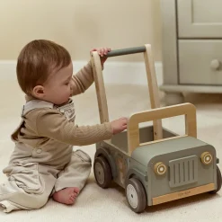 Little Dutch Push cart safari car - Green Sale