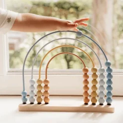 Little Dutch Rainbow abacus - Blue - Forest Friends Clearance