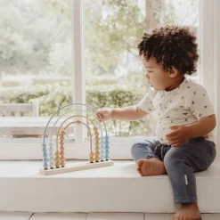Little Dutch Rainbow abacus - Blue - Forest Friends Clearance