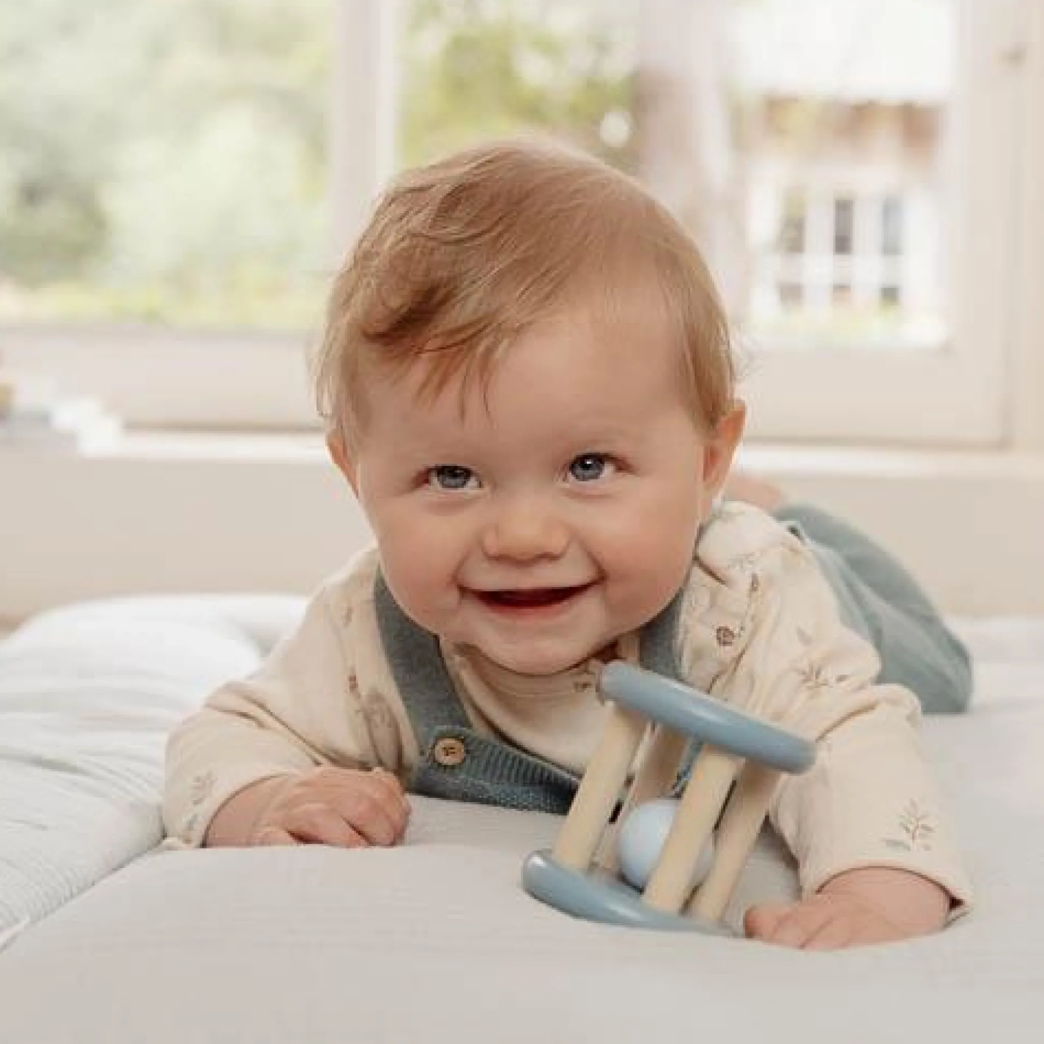 Little Dutch Rattle roller - Blue - Forest Friends Outlet