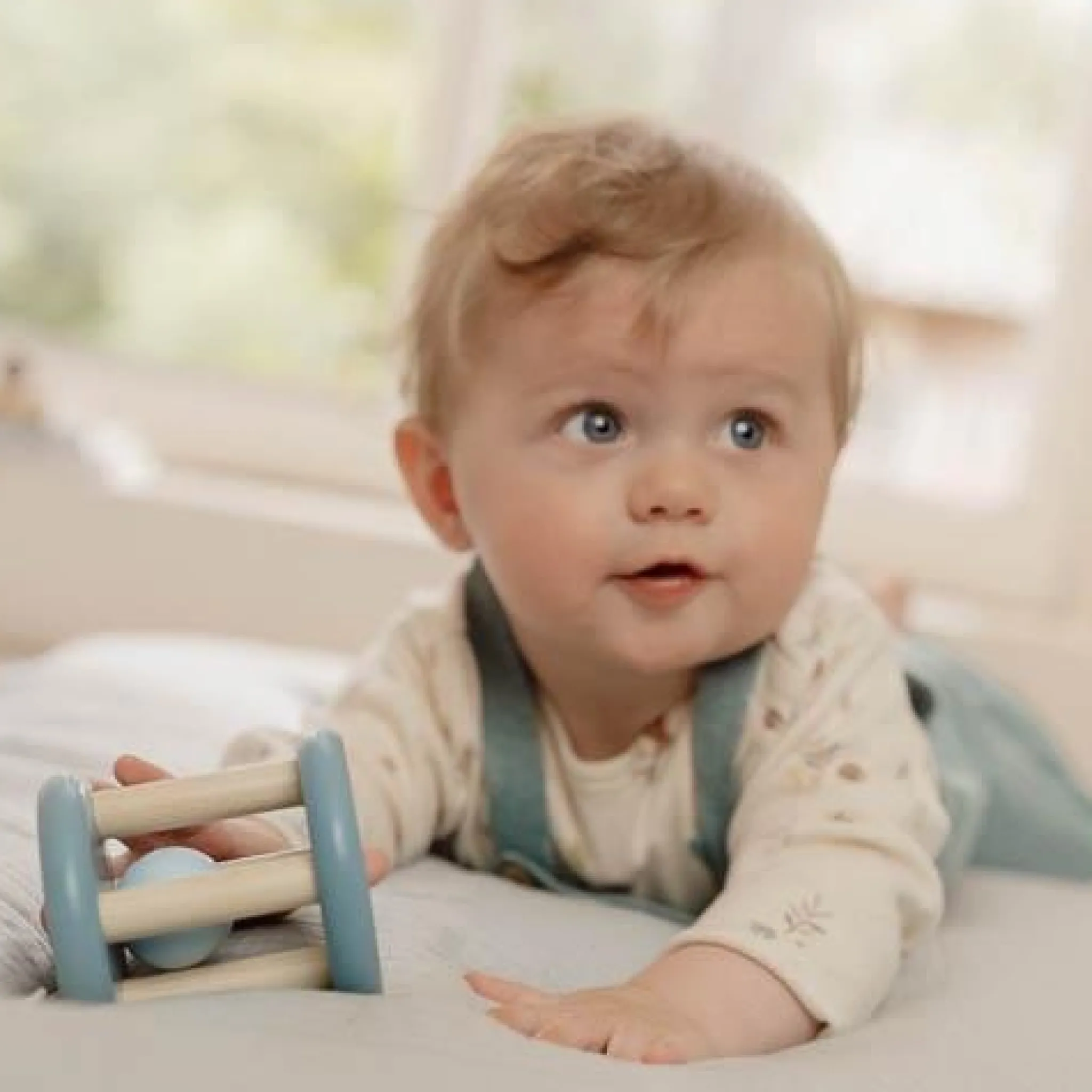 Little Dutch Rattle roller - Blue - Forest Friends Outlet