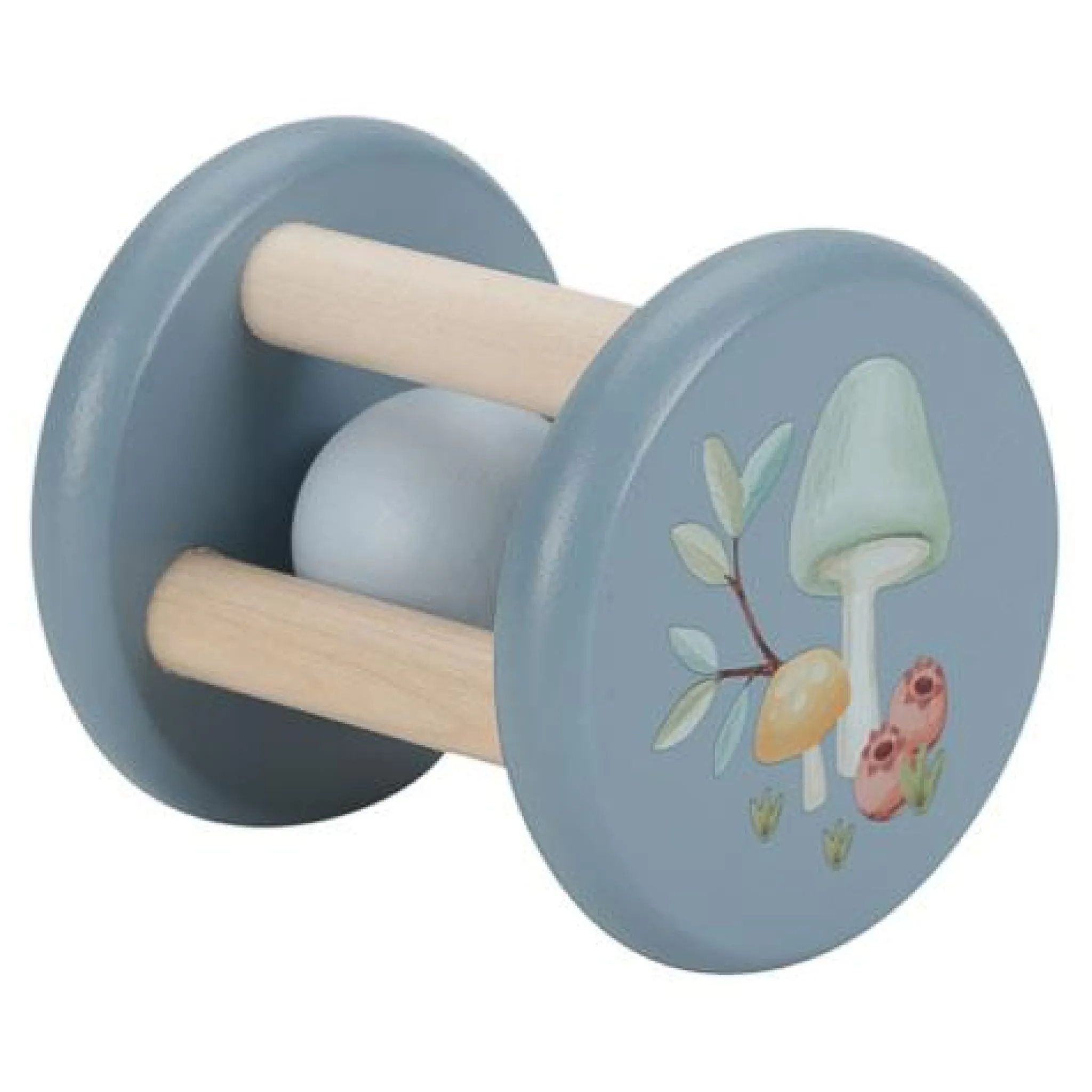 Little Dutch Rattle roller - Blue - Forest Friends Outlet