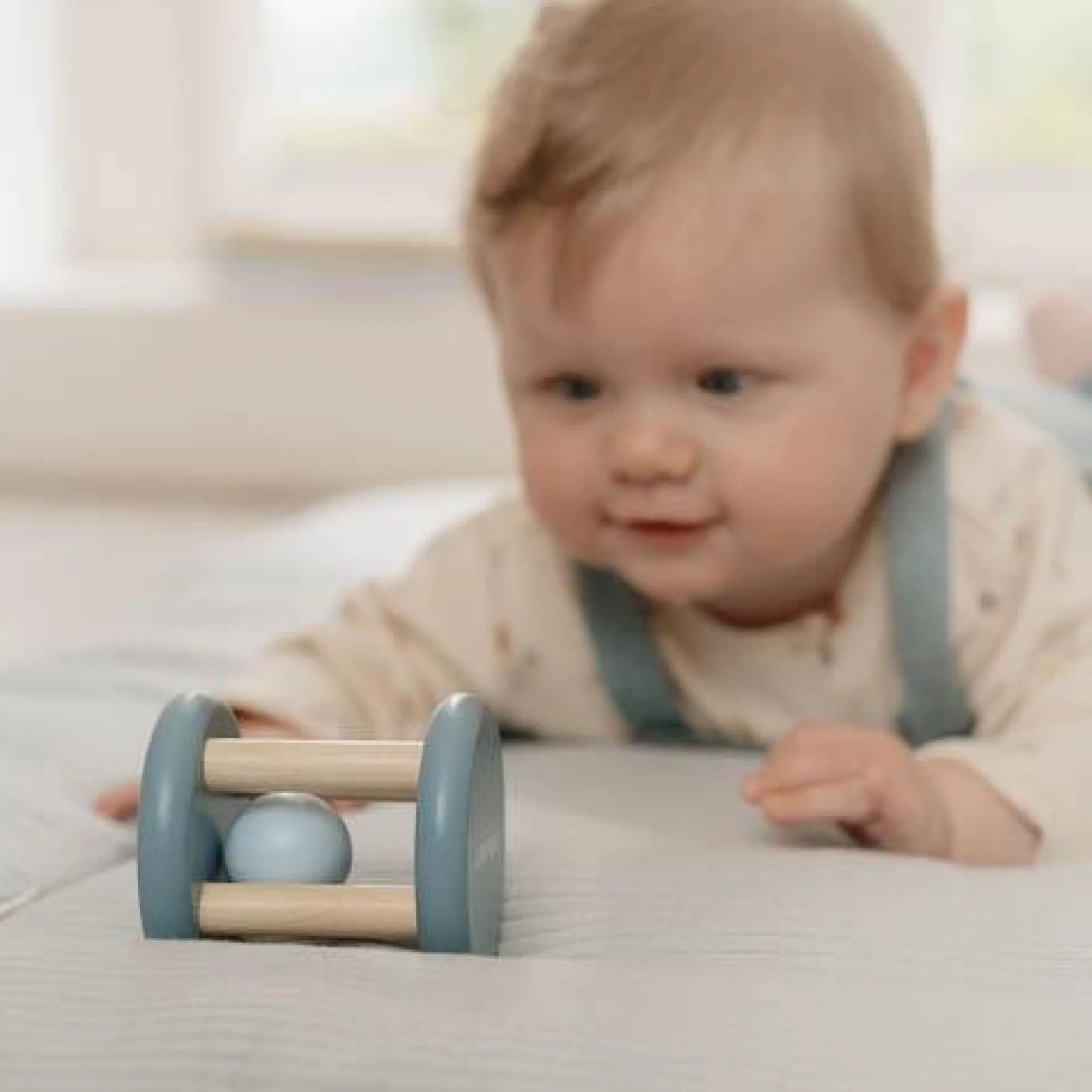 Little Dutch Rattle roller - Blue - Forest Friends Outlet
