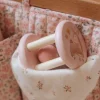 Little Dutch Rattle roller - Pink - Fairy Garden Online