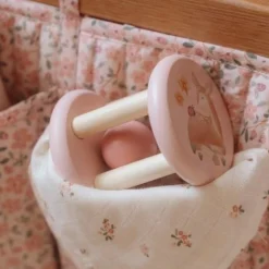 Little Dutch Rattle roller - Pink - Fairy Garden Online