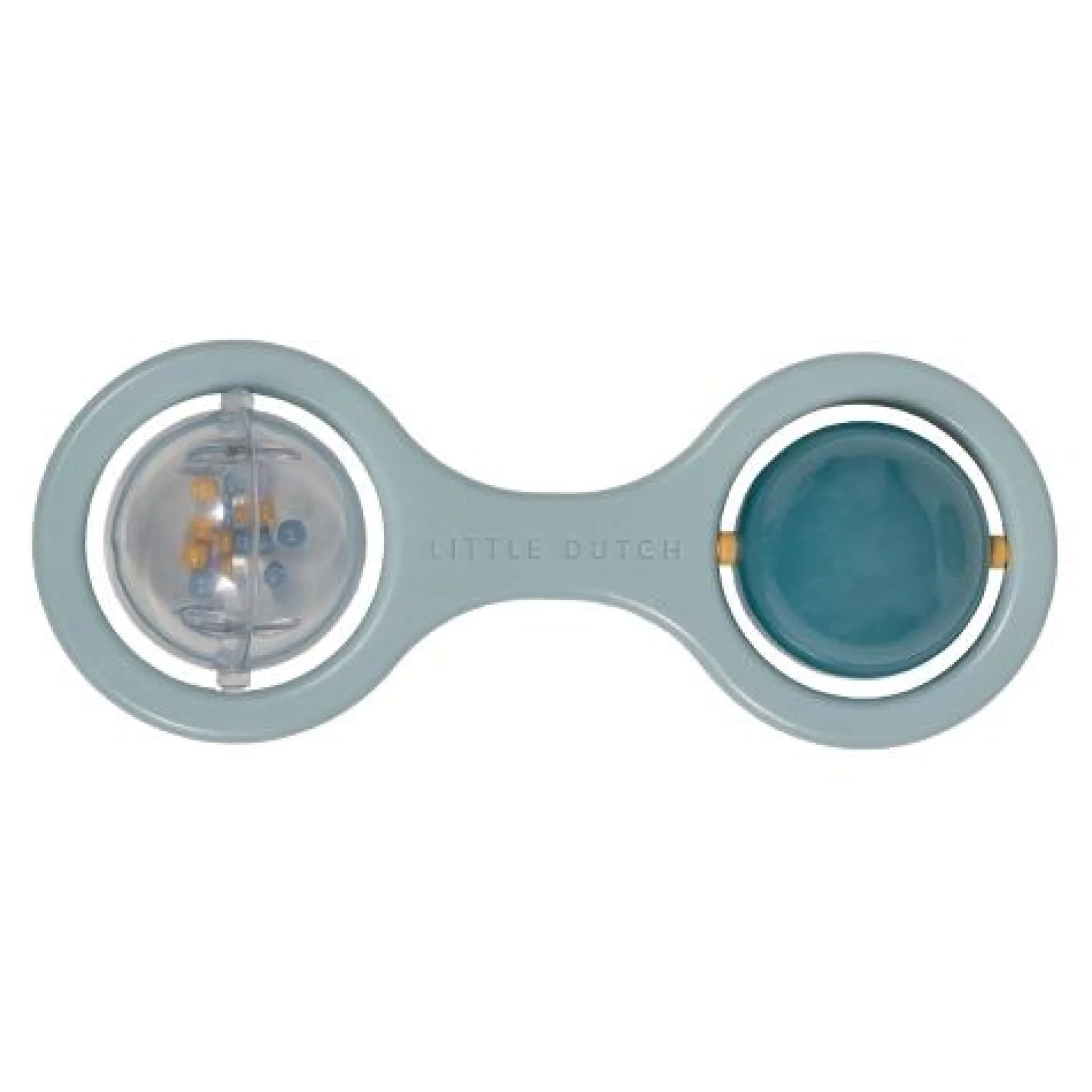 Little Dutch Rattle with balls - Blue - Essentials New