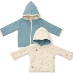 Little Dutch Reversible jacket - Blue - Forest Friends Hot