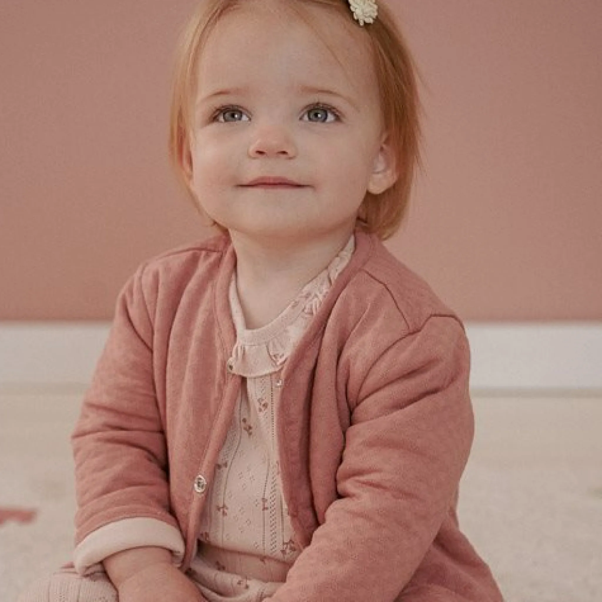 Little Dutch Reversible jacket - Pink - Fairy Garden New