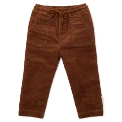 Little Dutch Ribbed Pants - Brown - Little Farm Sale