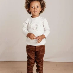 Little Dutch Ribbed Pants - Brown - Little Farm Sale