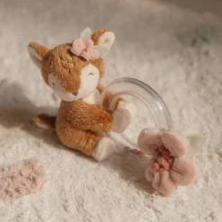 Little Dutch Ring Rattle - Pink - Fairy Garden New