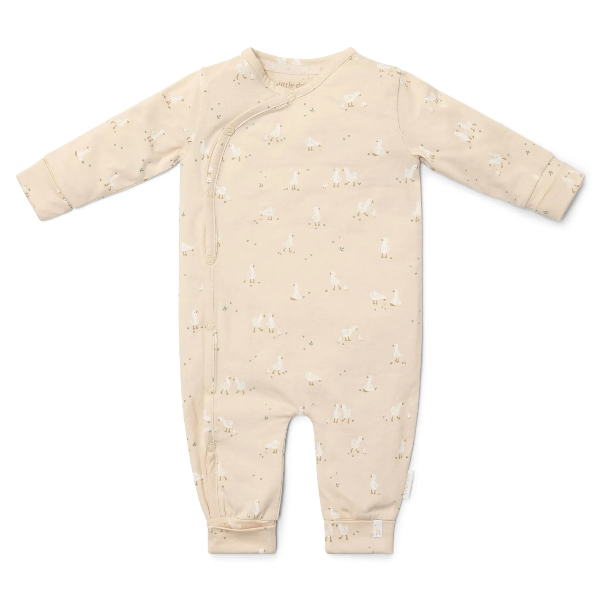 Little Dutch Romper - Beige - Newborn Naturals - Little Goose Clearance