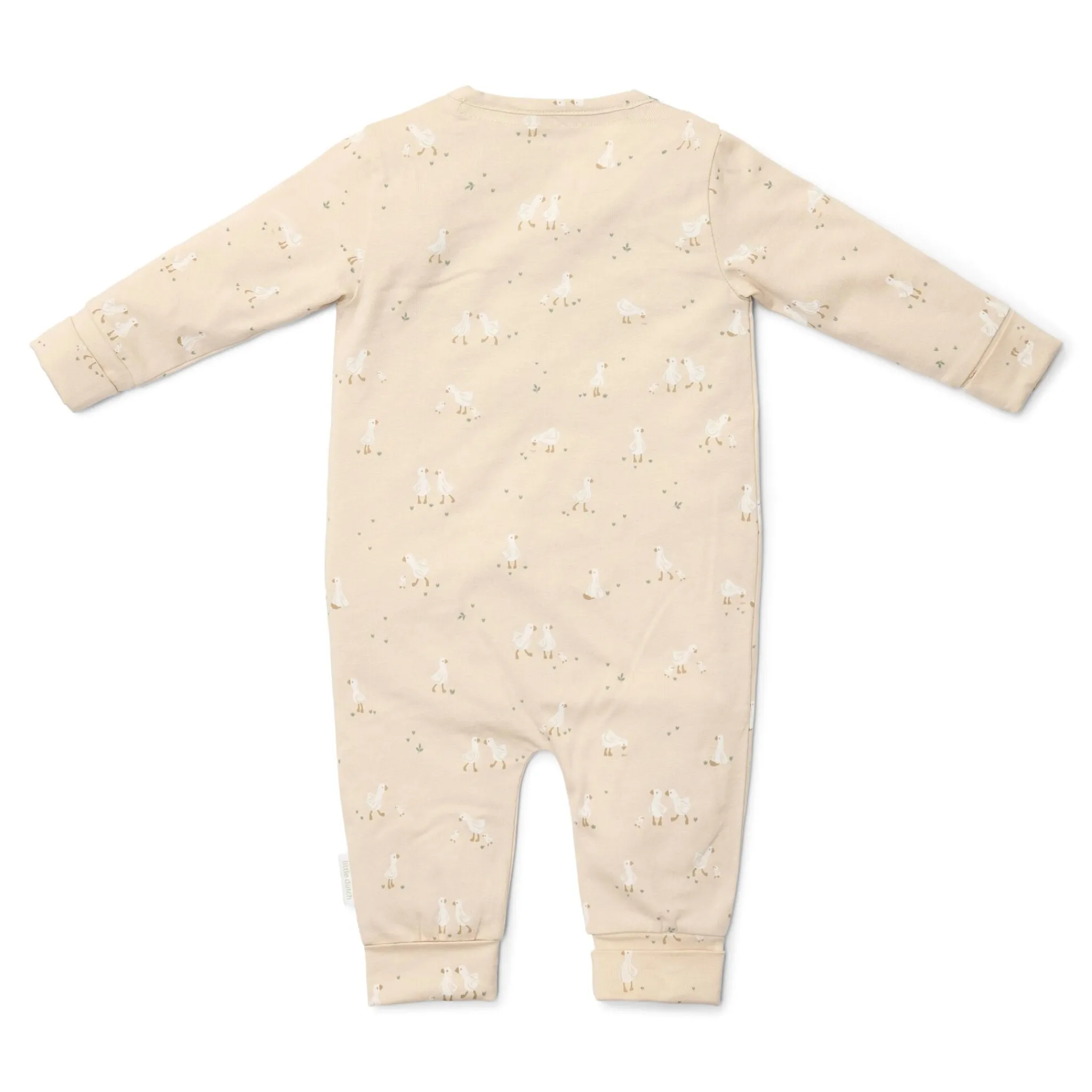 Little Dutch Romper - Beige - Newborn Naturals - Little Goose Clearance