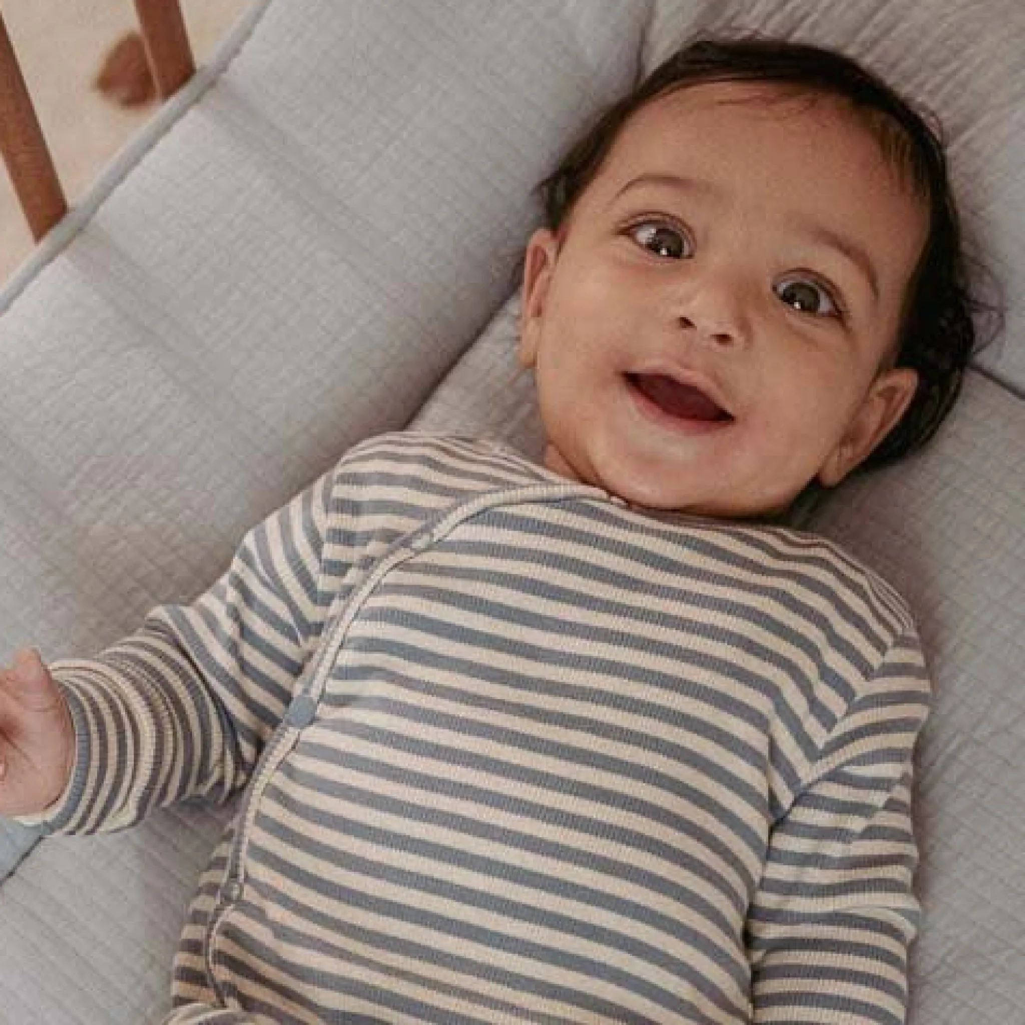 Little Dutch Romper - Blue - Forest Friends - Stripe Online