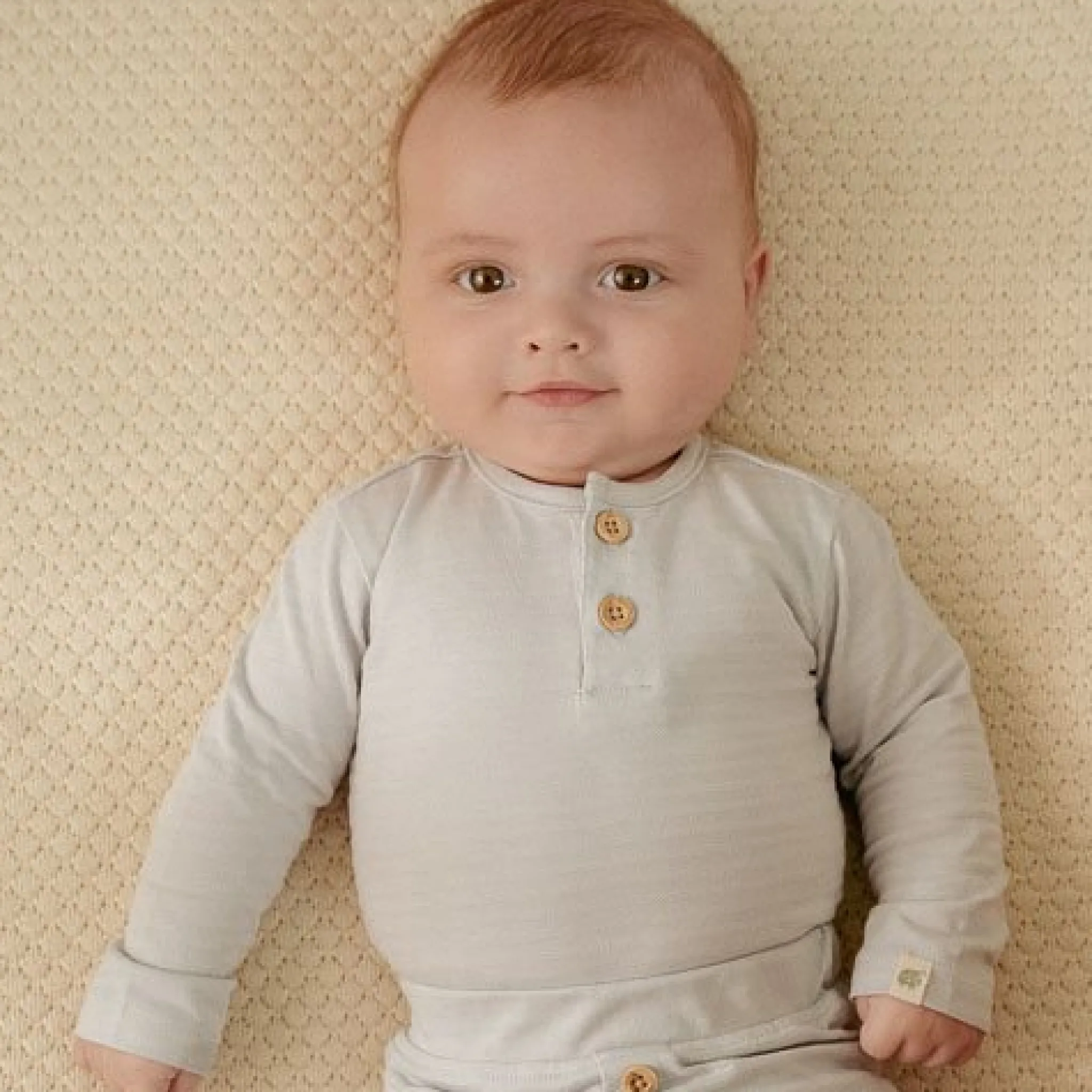 Little Dutch Romper long sleeve - Blue - Forest Friends Outlet