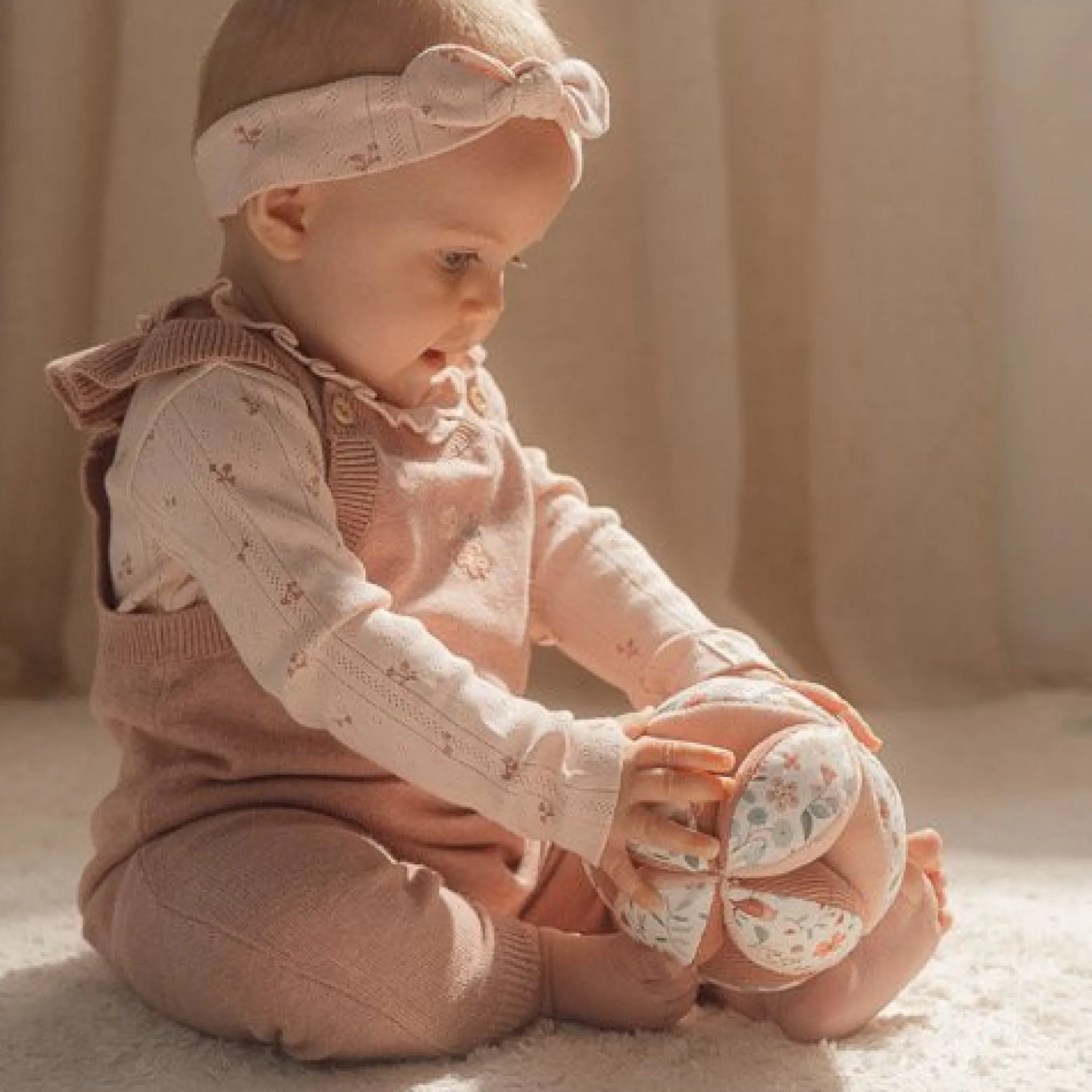 Little Dutch Romper long sleeve - Pink - Fairy Garden - Fairy Flowers Outlet