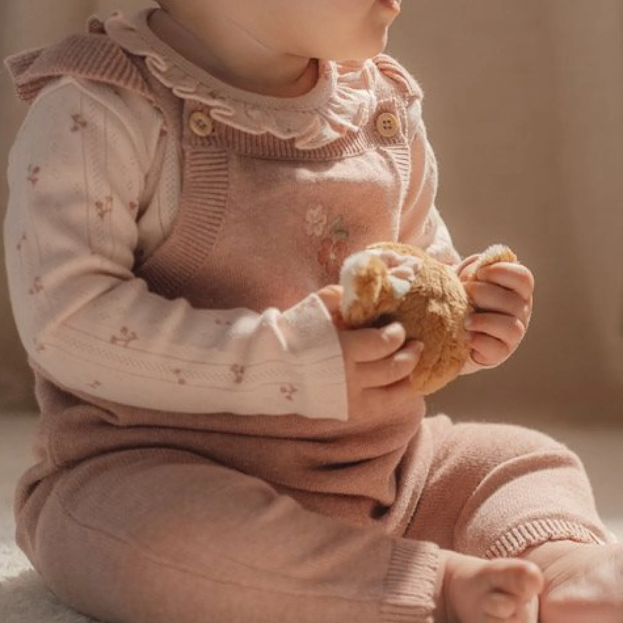 Little Dutch Romper long sleeve - Pink - Fairy Garden - Fairy Flowers Outlet