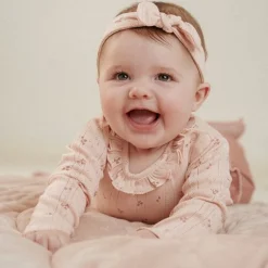 Little Dutch Romper long sleeve - Pink - Fairy Garden - Fairy Flowers Outlet