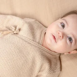 Little Dutch Romper - Sand - Newborn Naturals Clearance