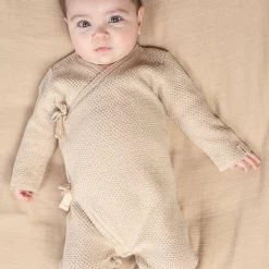 Little Dutch Romper - Sand - Newborn Naturals Clearance