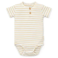 Little Dutch Romper short sleeve - Multicolored - Little Farm - Stripe Outlet
