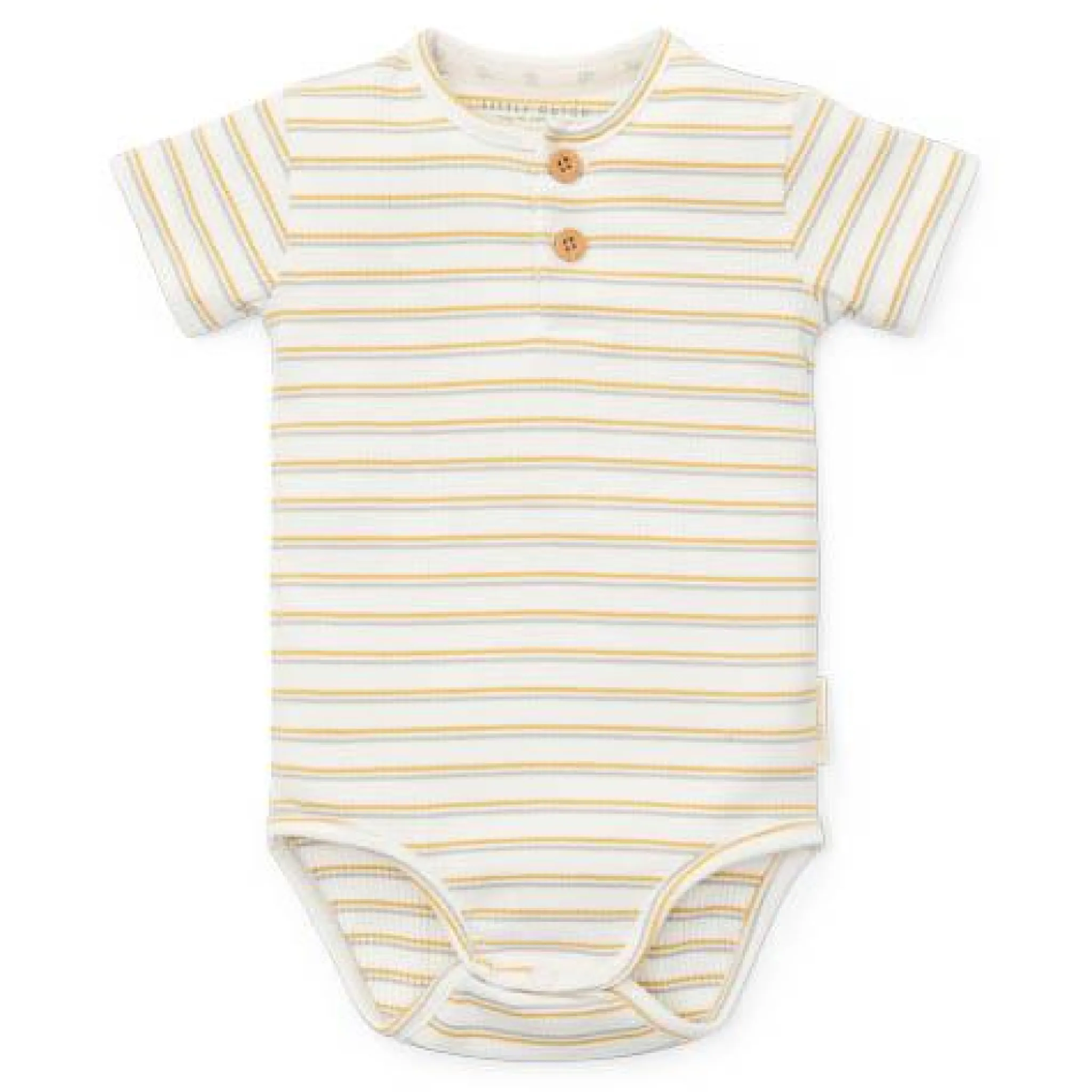 Little Dutch Romper short sleeve - Multicolored - Little Farm - Stripe Outlet