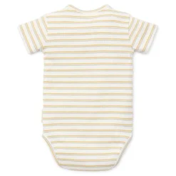 Little Dutch Romper short sleeve - Multicolored - Little Farm - Stripe Outlet