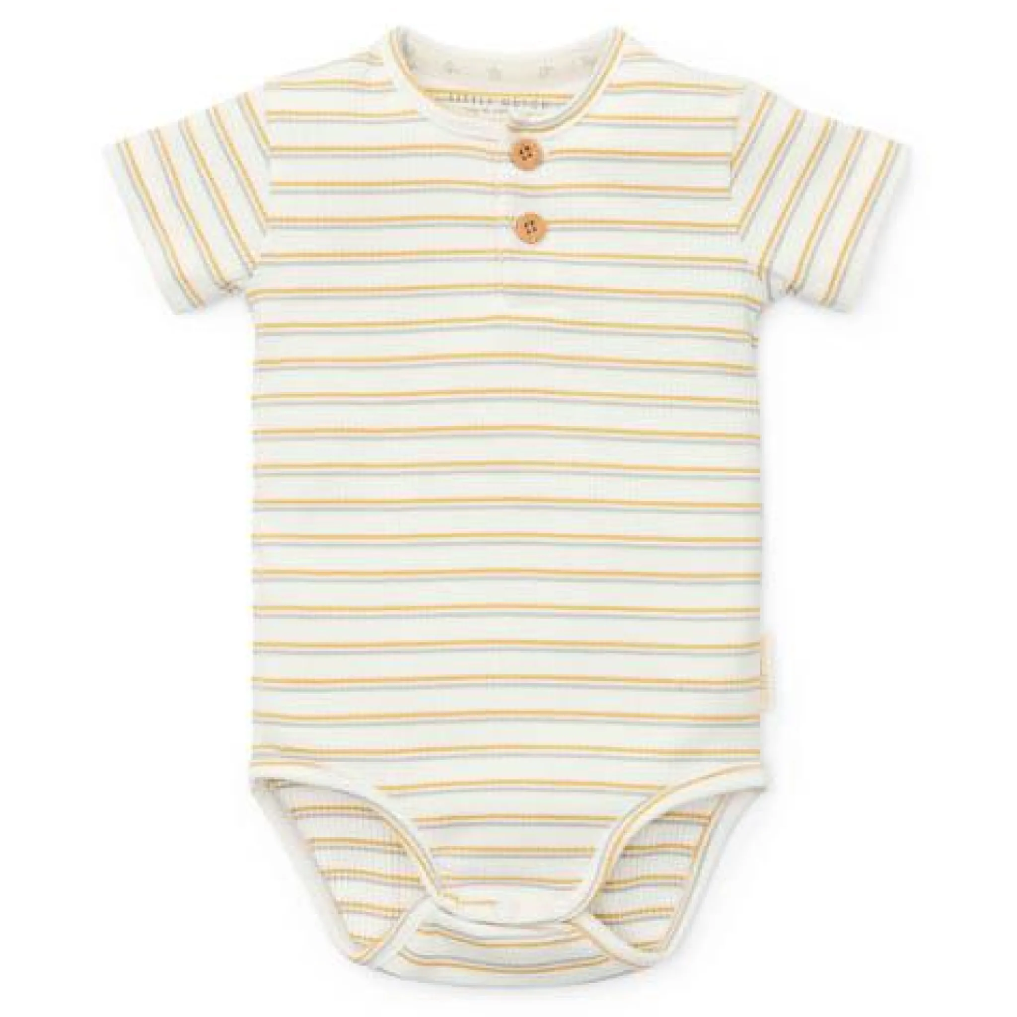 Little Dutch Romper short sleeve - Multicolored - Little Farm - Stripe Outlet