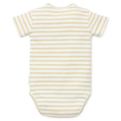 Little Dutch Romper short sleeve - Multicolored - Little Farm - Stripe Outlet