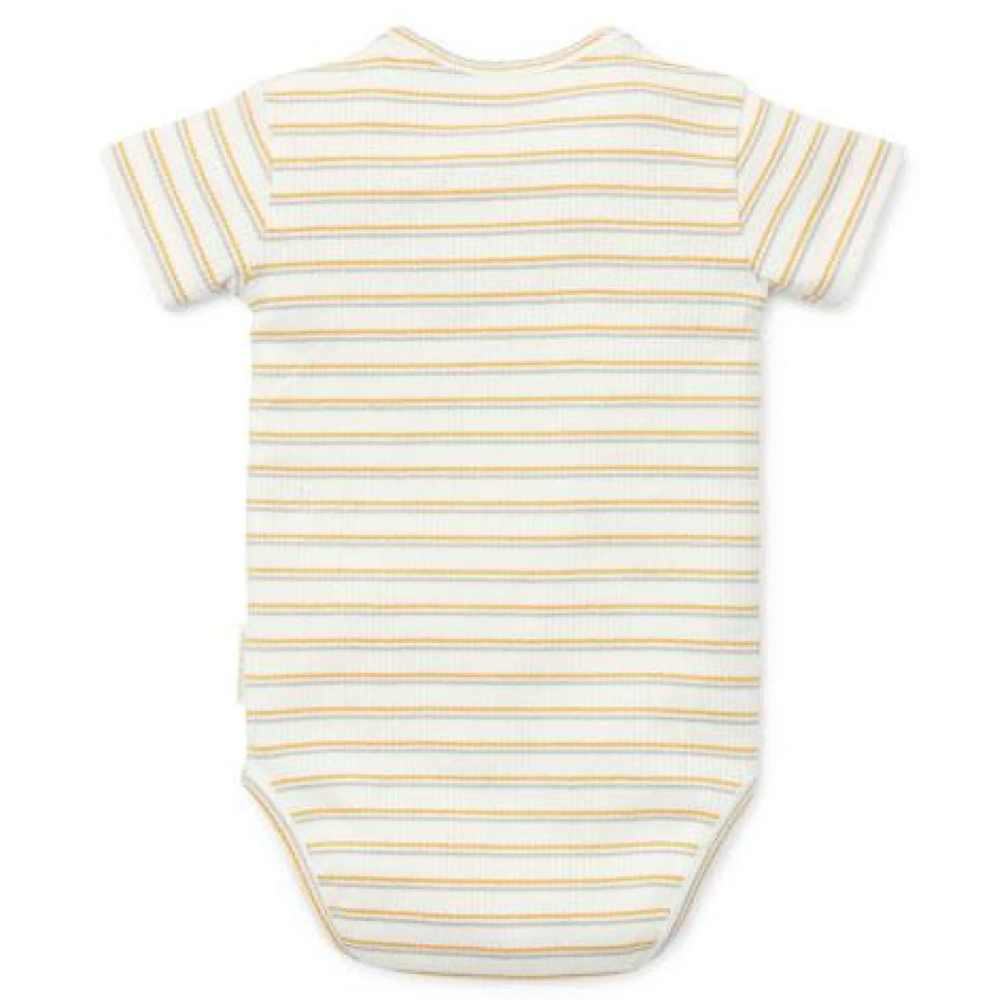 Little Dutch Romper short sleeve - Multicolored - Little Farm - Stripe Outlet