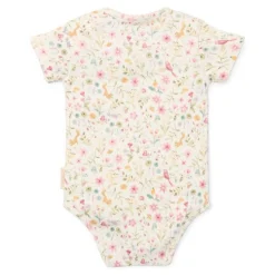 Little Dutch Romper short sleeve - White - Fairy Garden Discount