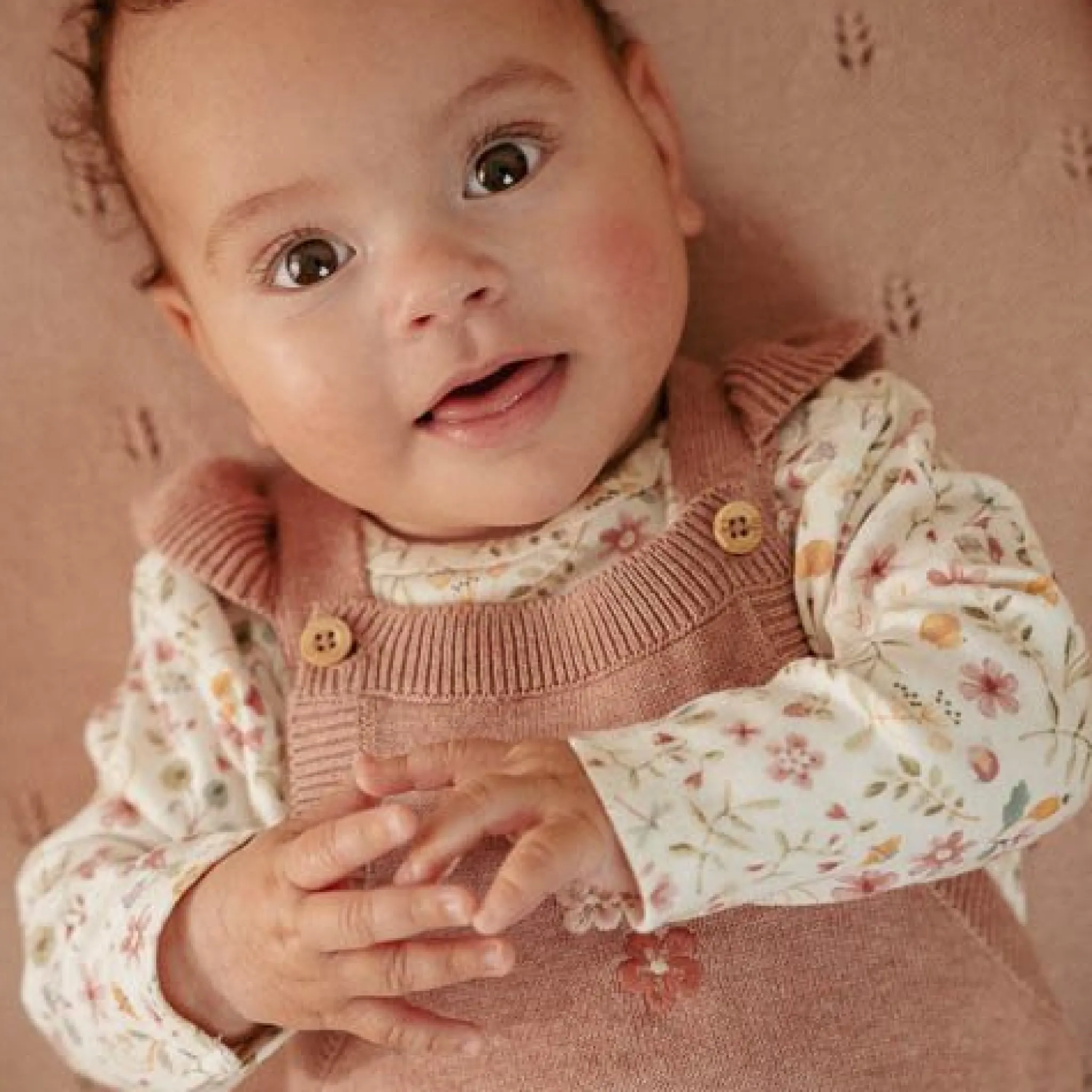 Little Dutch Rompersuit - Sleeveless - Pink - Fairy Garden Clearance