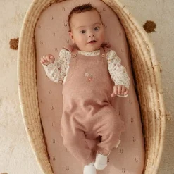 Little Dutch Rompersuit - Sleeveless - Pink - Fairy Garden Clearance