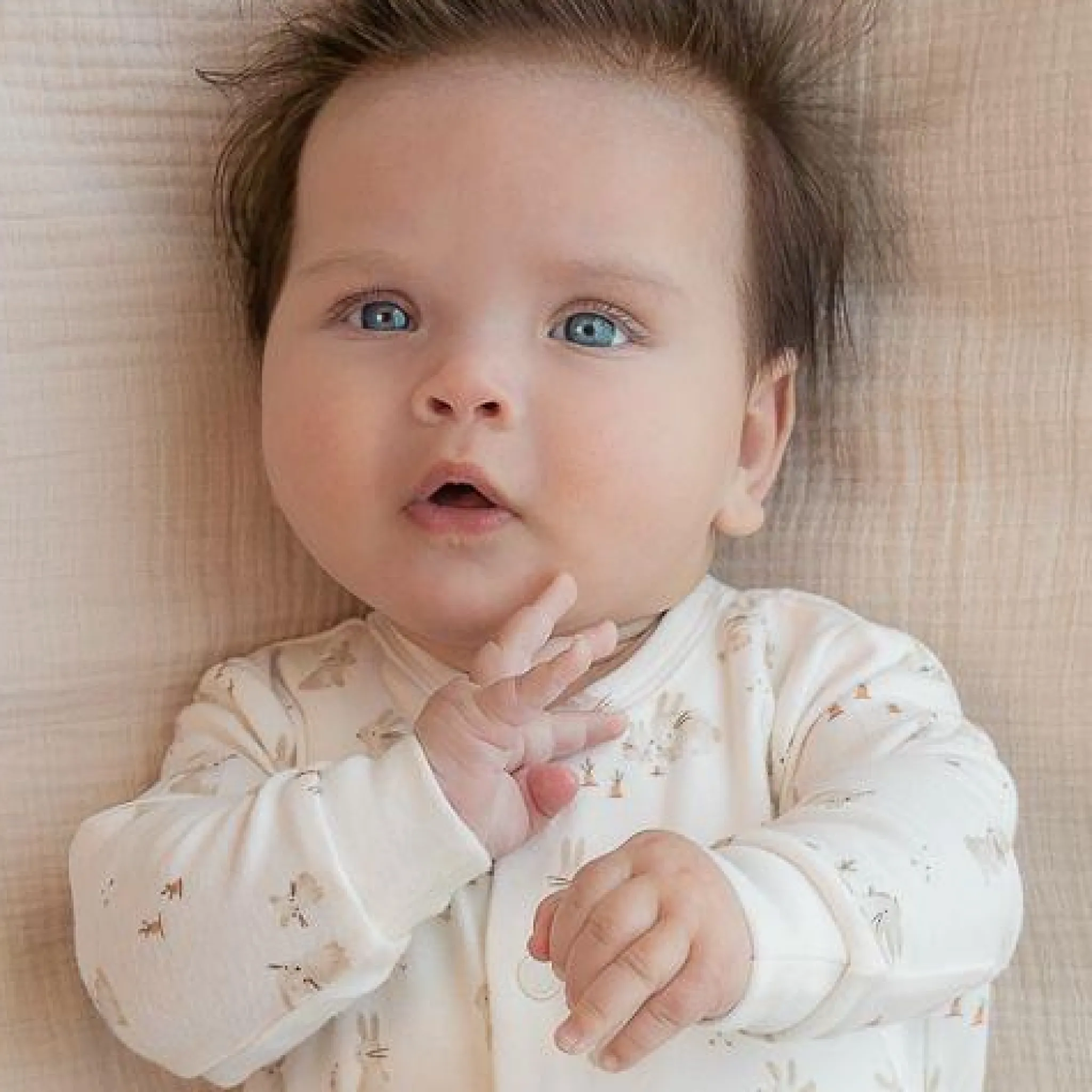 Little Dutch Romper - White - Newborn Naturals - Baby Bunny Hot