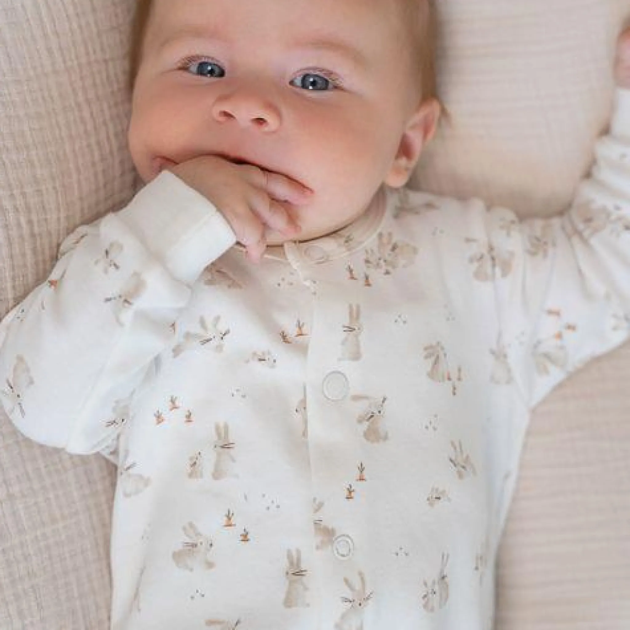 Little Dutch Romper - White - Newborn Naturals - Baby Bunny Hot