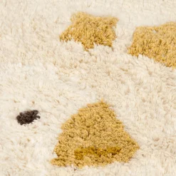 Little Dutch Rug round - White - Newborn Naturals - Little Goose Clearance