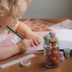 Little Dutch Self Inking Stamps - Pink - Fairy Garden