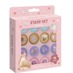 Little Dutch Self Inking Stamps - Pink - Fairy Garden