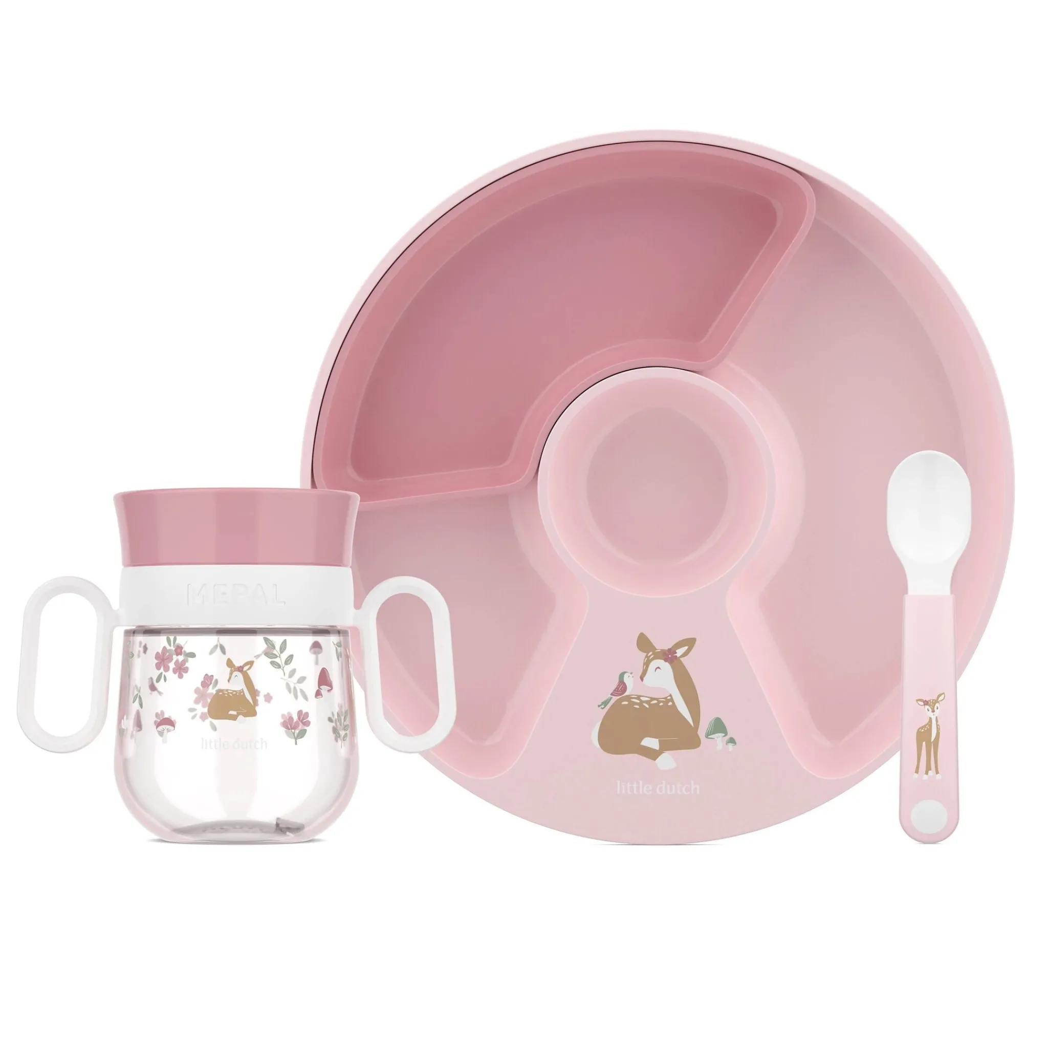 Little Dutch Set Baby Tableware 3-Piece Fairy Garden Clearance