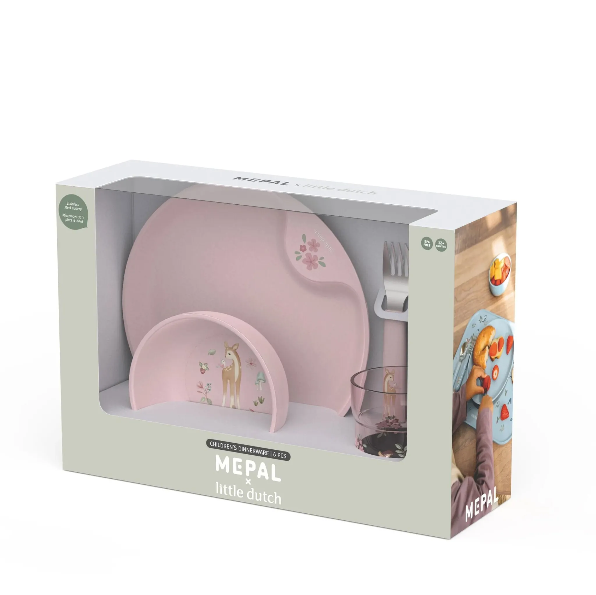 Little Dutch Set Children's Tableware 6-Piece Fairy Garden Discount