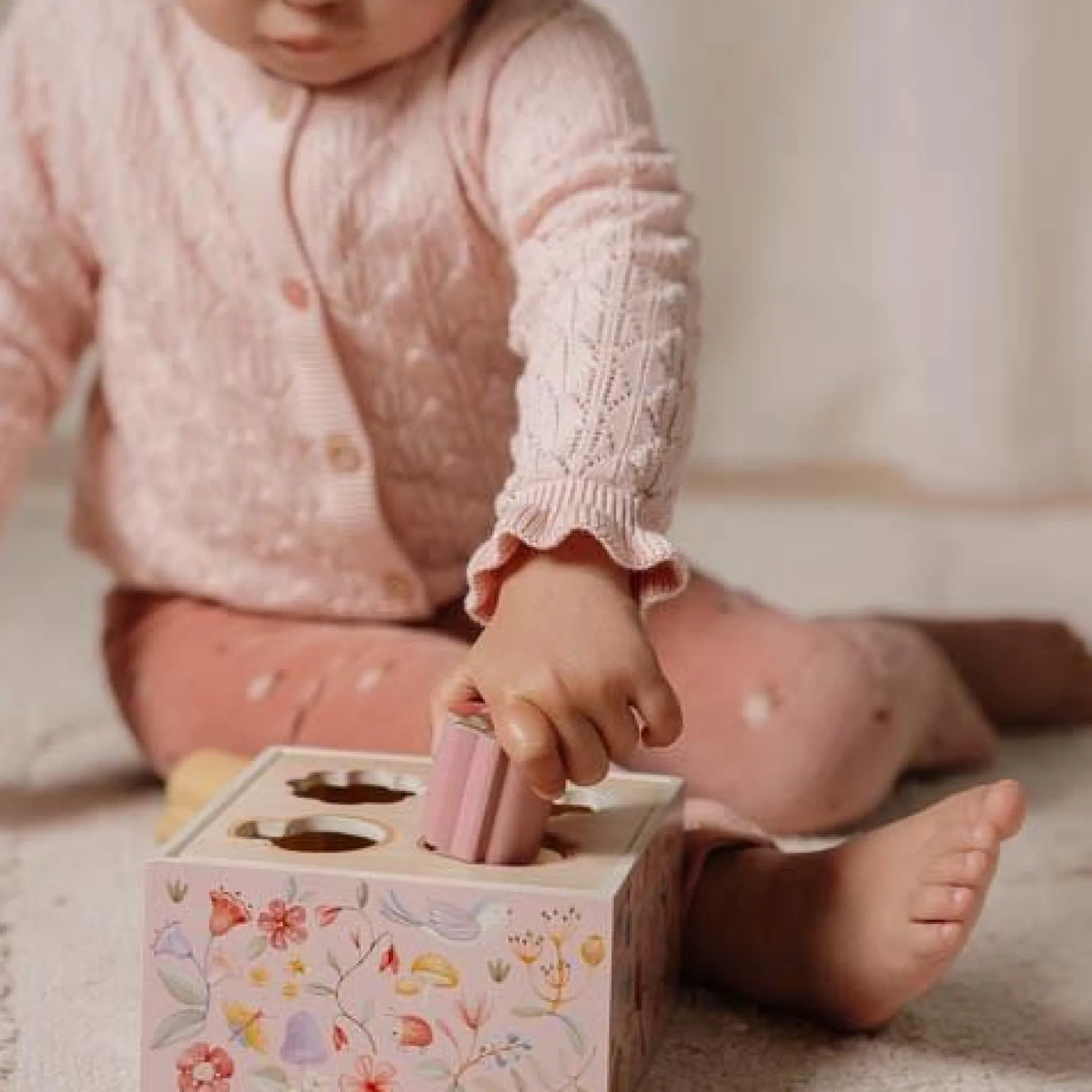 Little Dutch Shape sorter - Pink - Fairy Garden Hot