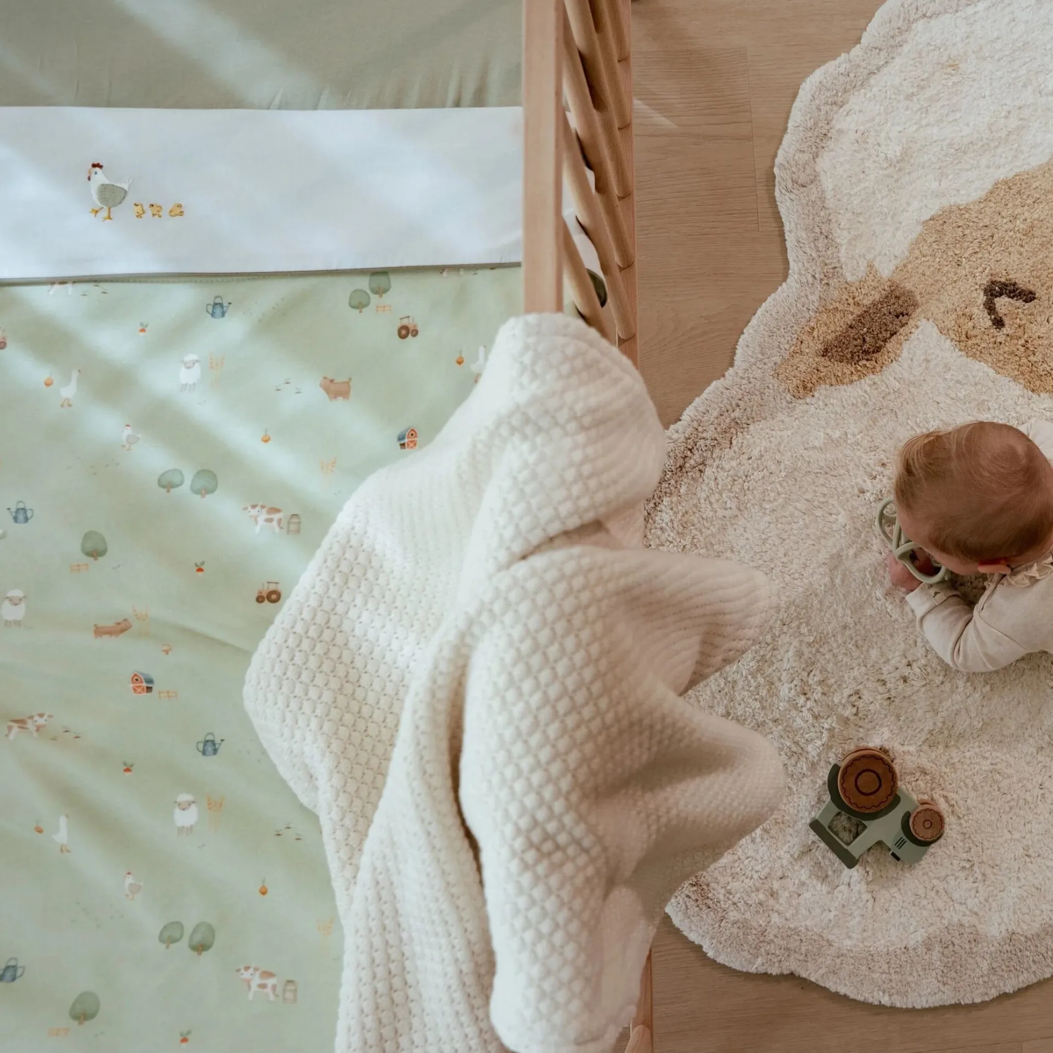 Little Dutch Sheet - White - Little Farm