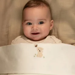 Little Dutch Sheet - White - Newborn Naturals - Baby Bunny Clearance