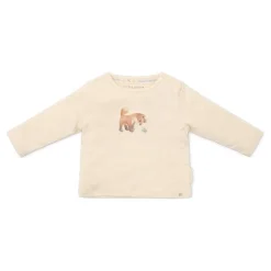 Little Dutch Shirt long sleeve - Sand - Forest Friends - Little Fox Sale