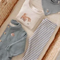 Little Dutch Shirt long sleeve - Sand - Forest Friends - Little Fox Sale