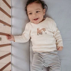 Little Dutch Shirt long sleeve - Sand - Forest Friends - Little Fox Sale