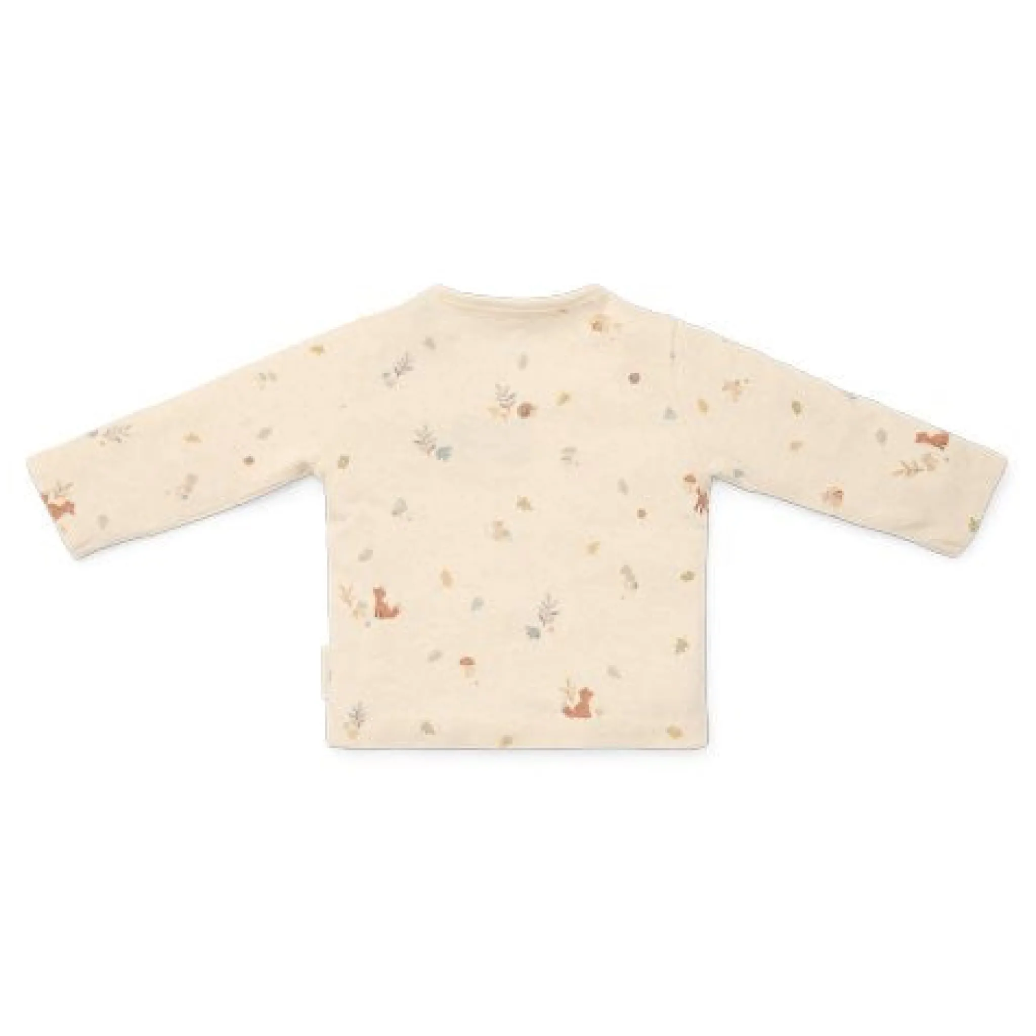 Little Dutch Shirt long sleeve - Sand - Forest Friends - All over print Sale